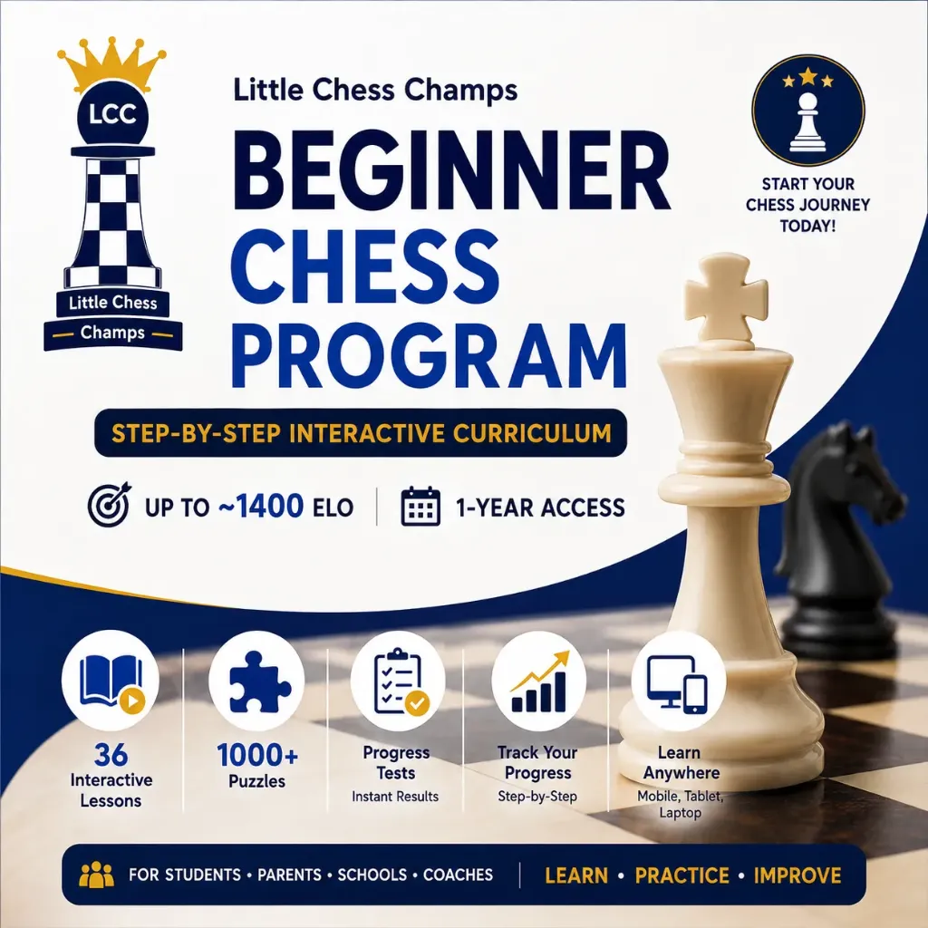 Beginner Chess Program | Step-by-Step Interactive Lessons